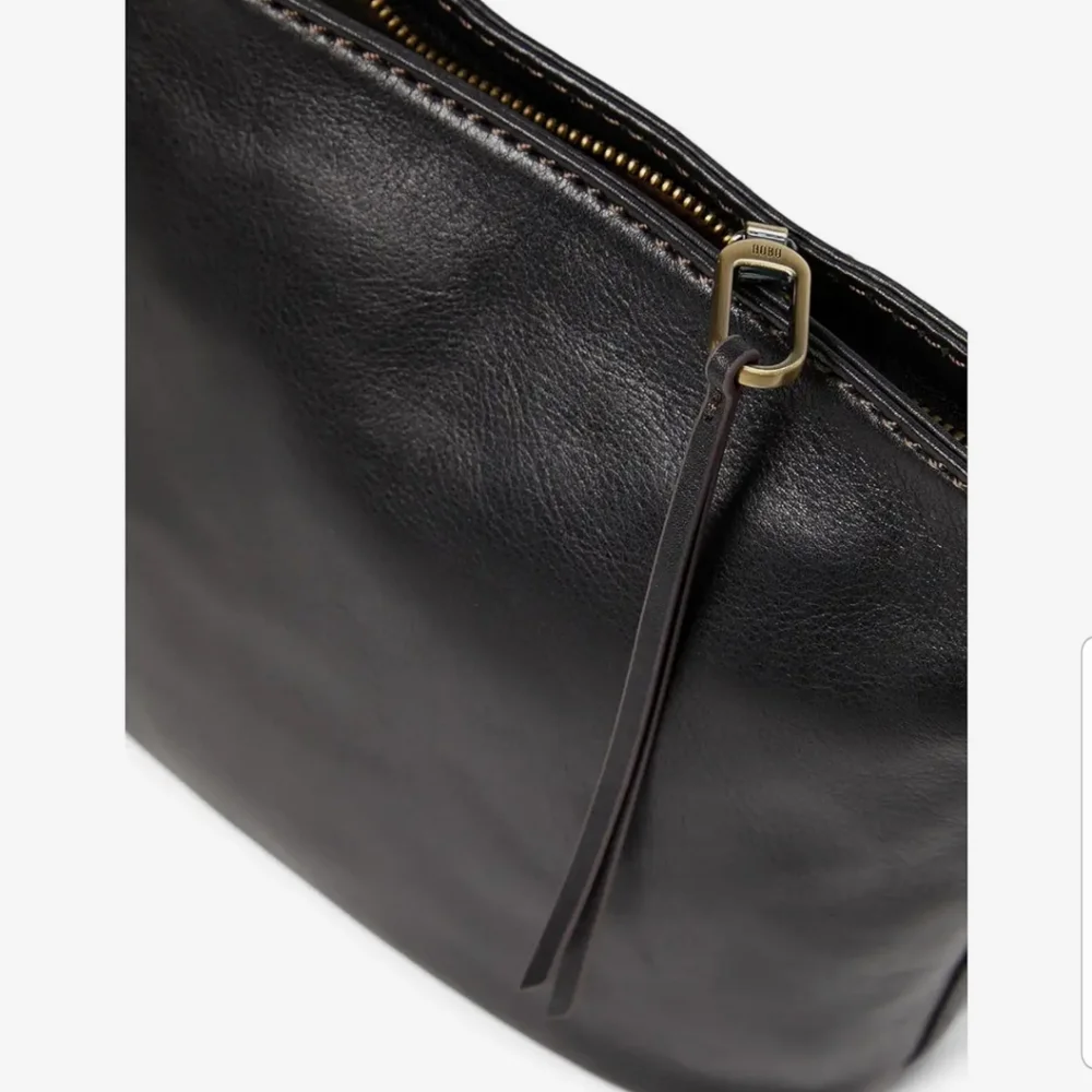 NEW! Hobo Belle Convertible Shoulder Bag Black Leather NWT - Picture 9 of 14